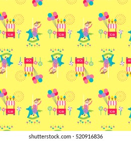 
playground pattern,cartoon vector illustration