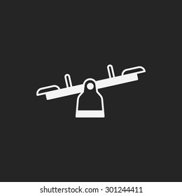 playground seesaw icon