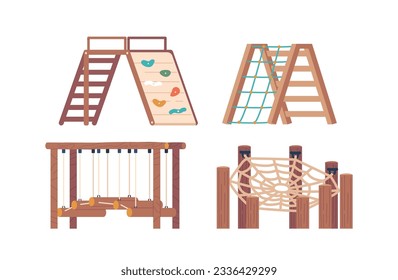 Estanques De Reproducción, Estructuras Duraderas Y Seguras Diseñadas Para Que Los Niños Escalen, Deslicen Y Exploren, Proporcionando Actividad