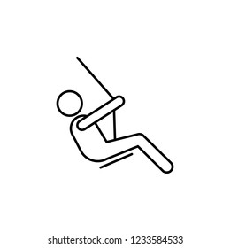 playground sign icon. Element of navigation sign icon. Thin line icon for website design and development, app development. Premium icon