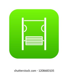 Playground simulator icon digital green for any design isolated on white vector illustration