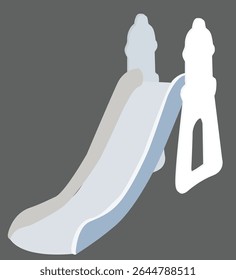 Slide de playground. Slide infantil