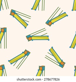 playground slide , cartoon seamless pattern background