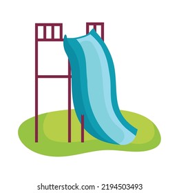 Playground Slide Icon On White Background