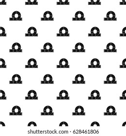 Playground slider water tube pattern seamless in simple style vector illustration