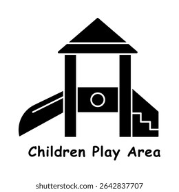 Playground Structure – Slide and Tower Representing Modular Play Equipment icon