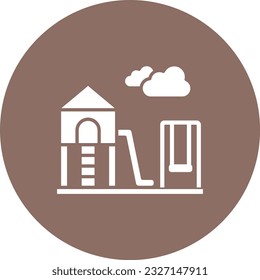 Playground Vektorsymbol. Kann für Druck-, Mobil- und Web-Anwendungen verwendet werden.
