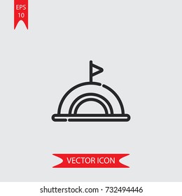 Playground vector icon, illustration symbol