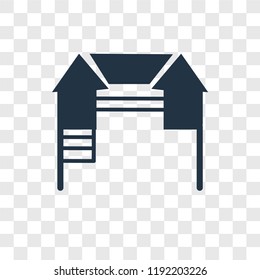 Playground vector icon isolated on transparent background, Playground transparency logo concept