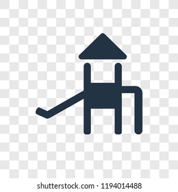 Playground vector icon isolated on transparent background, Playground transparency logo concept