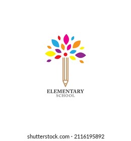 Playgroup, preschool, kindergarten logo template