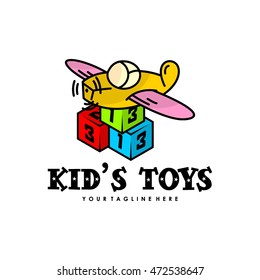 Playgroup, preschool, kindergarten logo template