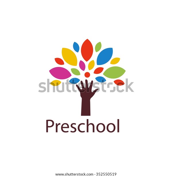 Playgroup Preschool Kindergarten Logo Template Stock Vector (Royalty ...