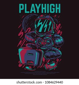 Playhigh Universe Illustration