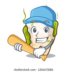 Playing baseball character unhealthy decayed teeth before rehabilitation