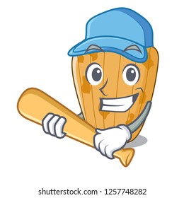 Playing baseball cookies in the form madeleine cartoon