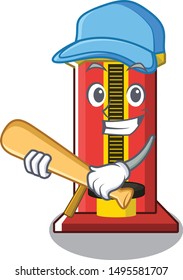 Playing baseball hammer cartoon shaped character game machine