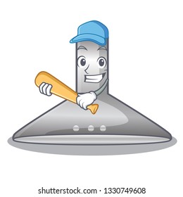 Playing baseball kitchen hood the character kitchen room