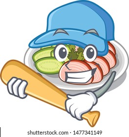 Playing baseball peking dunking in the character shape
