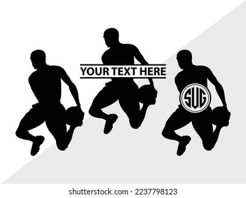 Playing Basketball Monogram Vector Illustration Silhouette