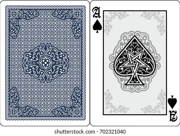 playing card ace of spades 