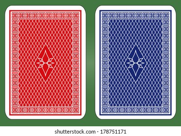 Playing Card Back Design.