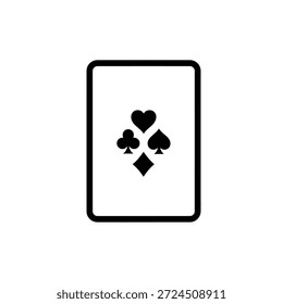 Playing Card Back con trajes de diseño trasero