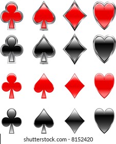 Playing Card Buttons