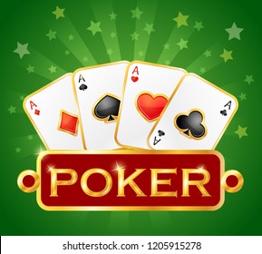 Playing card. Casino icons. Poker symbols