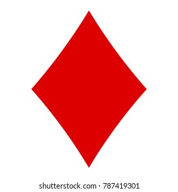 Playing card diamond suit