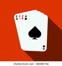 Playing Card Flat Design