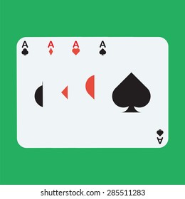 Playing Card Flat Design