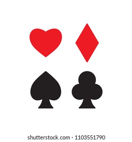 playing card icon design trendy