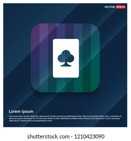 Playing Card Icon - Free vector icon