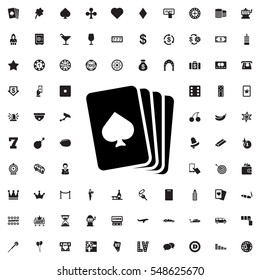 playing card icon illustration isolated vector sign symbol