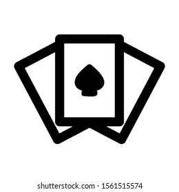 playing card icon isolated sign symbol vector illustration - high quality black style vector icons
