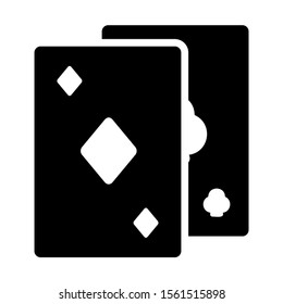 playing card icon isolated sign symbol vector illustration - high quality black style vector icons
