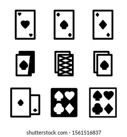 playing card icon isolated sign symbol vector illustration - Collection of high quality black style vector icons
