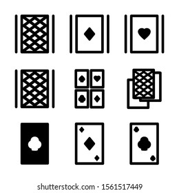 playing card icon isolated sign symbol vector illustration - Collection of high quality black style vector icons
