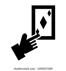 playing card icon isolated sign symbol vector illustration - high quality black style vector icons
