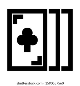 playing card icon isolated sign symbol vector illustration - high quality black style vector icons
