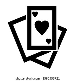 playing card icon isolated sign symbol vector illustration - high quality black style vector icons
