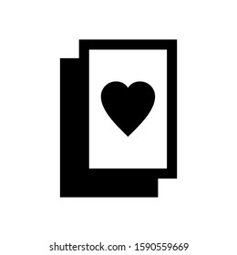 playing card icon isolated sign symbol vector illustration - high quality black style vector icons
