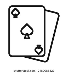 Playing Card Icon Perfect for Card Games