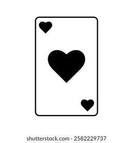 playing card icon. Spade royal straight flush poker hand flat vector icon for casino apps and websites