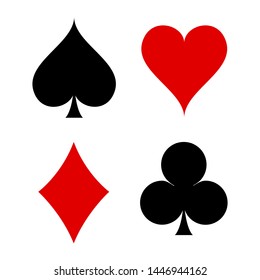 playing card icon symbol flat vector