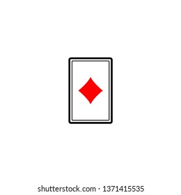playing card icon vector