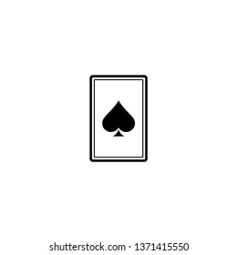 playing card icon vector