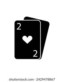 playing card icon, vector best flat icon.