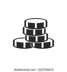 Playing card icon vector illustration template